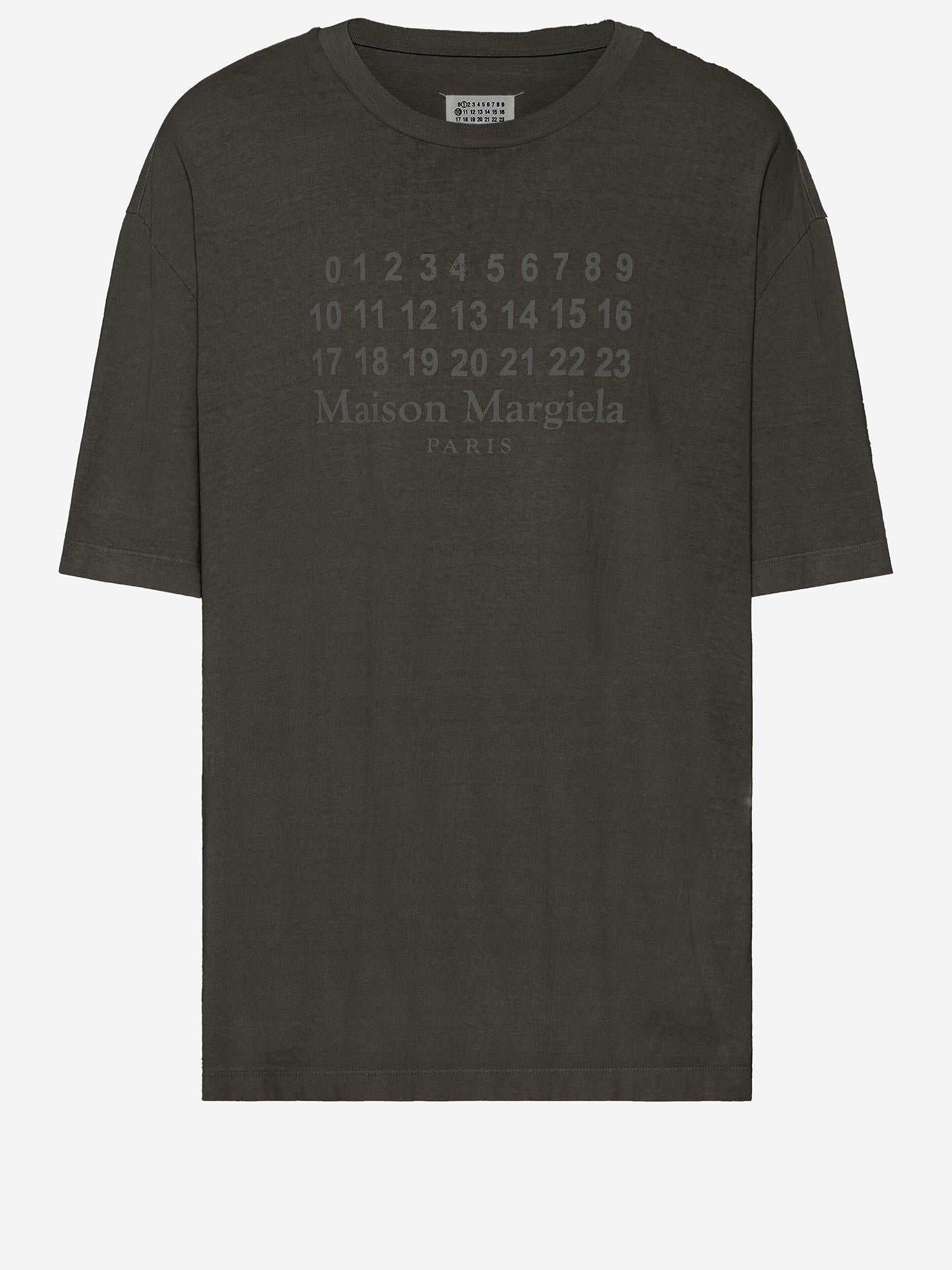 T-SHIRT IN COTONE CON STAMPA S29GC0307 S24575810 MAISON MARGIELA 