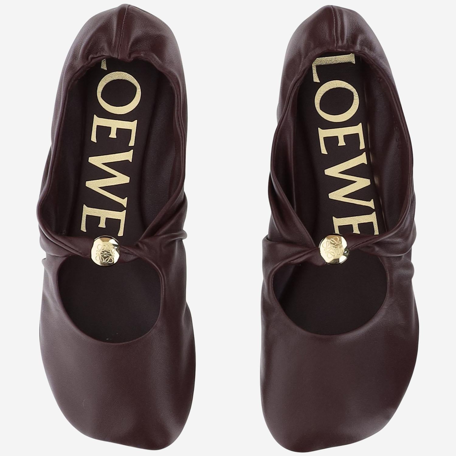 Ballerine Pebble Soft in pelle L815466X46 7110 LOEWE 