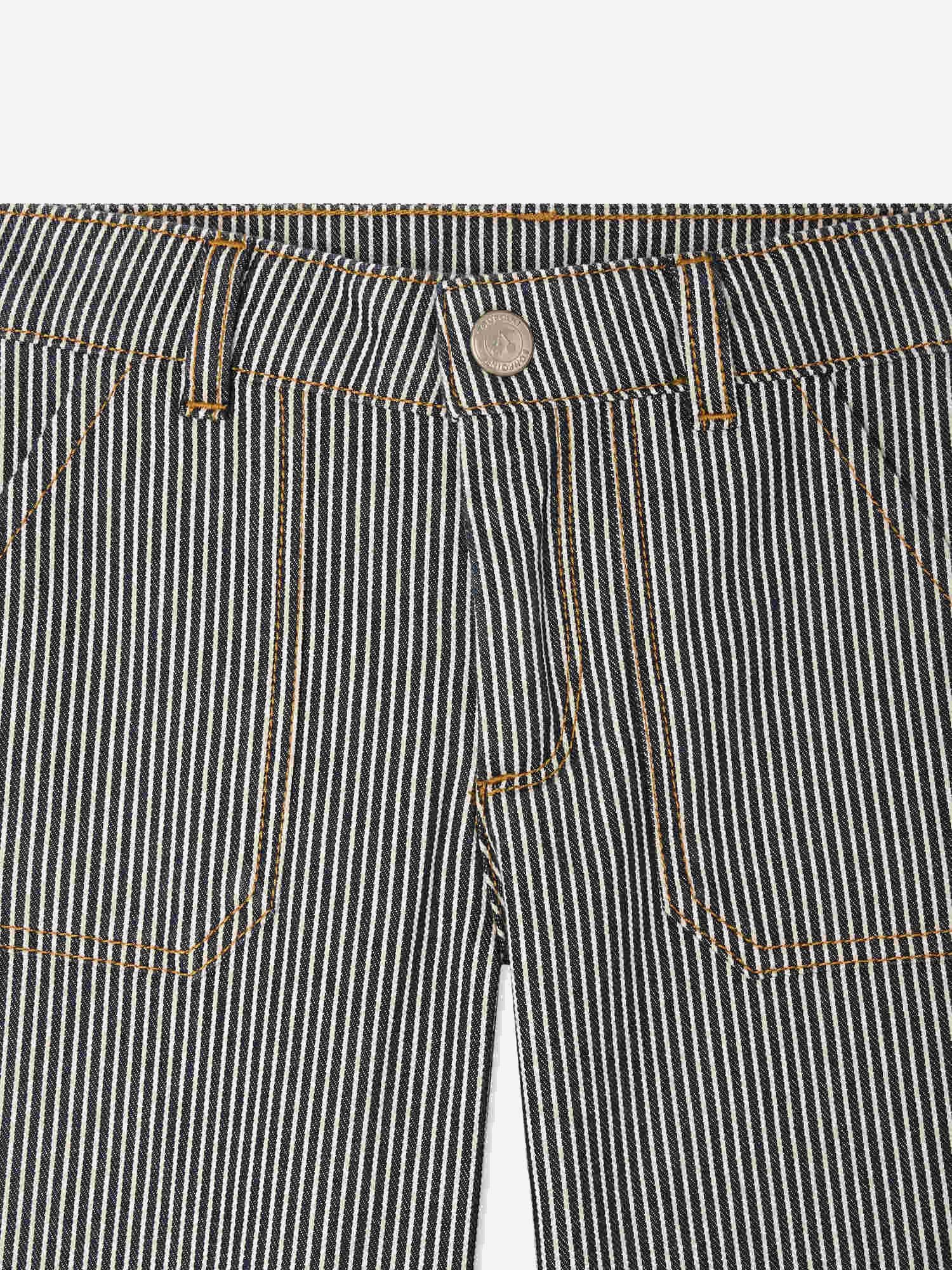 PANTALONI IN COTONE A RIGHE S06GPAW00005 299A BONPOINT KIDS 