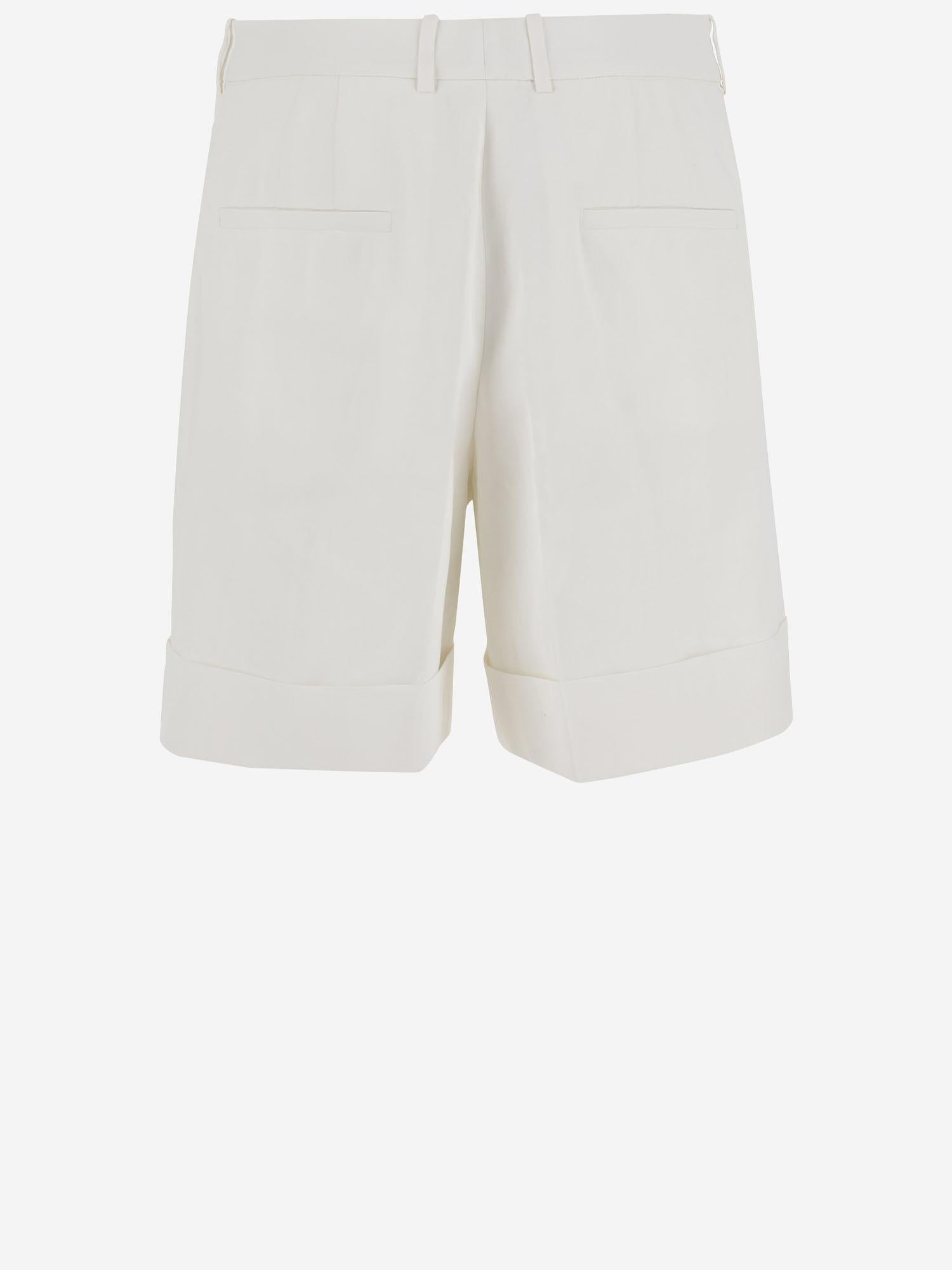 PANTALONI CORTI IN LINO J02KA0323 J60001100 JIL SANDER 