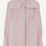 CAMICIA IN COTONE CON MOTIVO A RIGHE BL0360190 5068 PATOU 