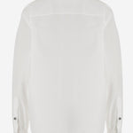 CAMICIA IN COTONE CON BOTTONI A CONTRASTO 1023767 1A147481W000 VERSACE 