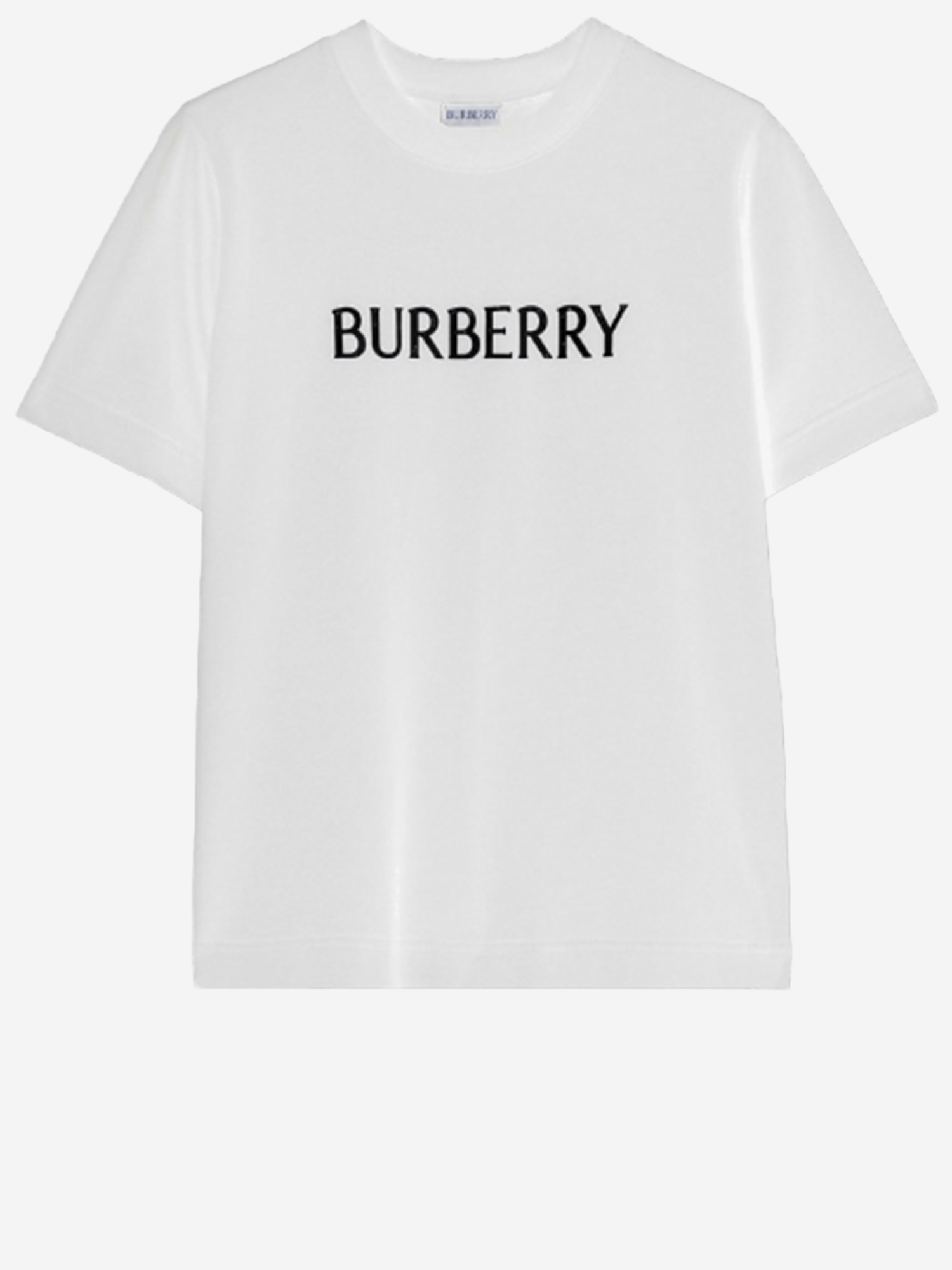 T-SHIRT  IN COTONE CON LOGO 8118978 CHALK BURBERRY 
