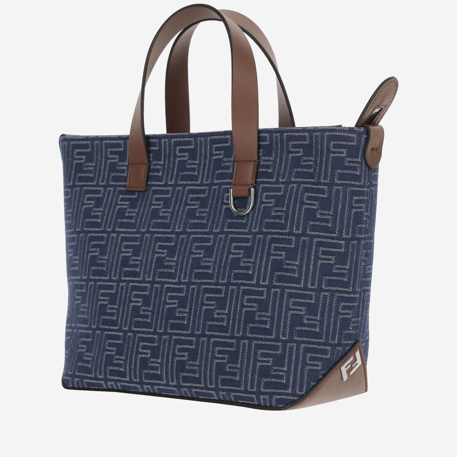 Borsa a mano con motivo FF 7VA658 AUGOF1SCG FENDI 
