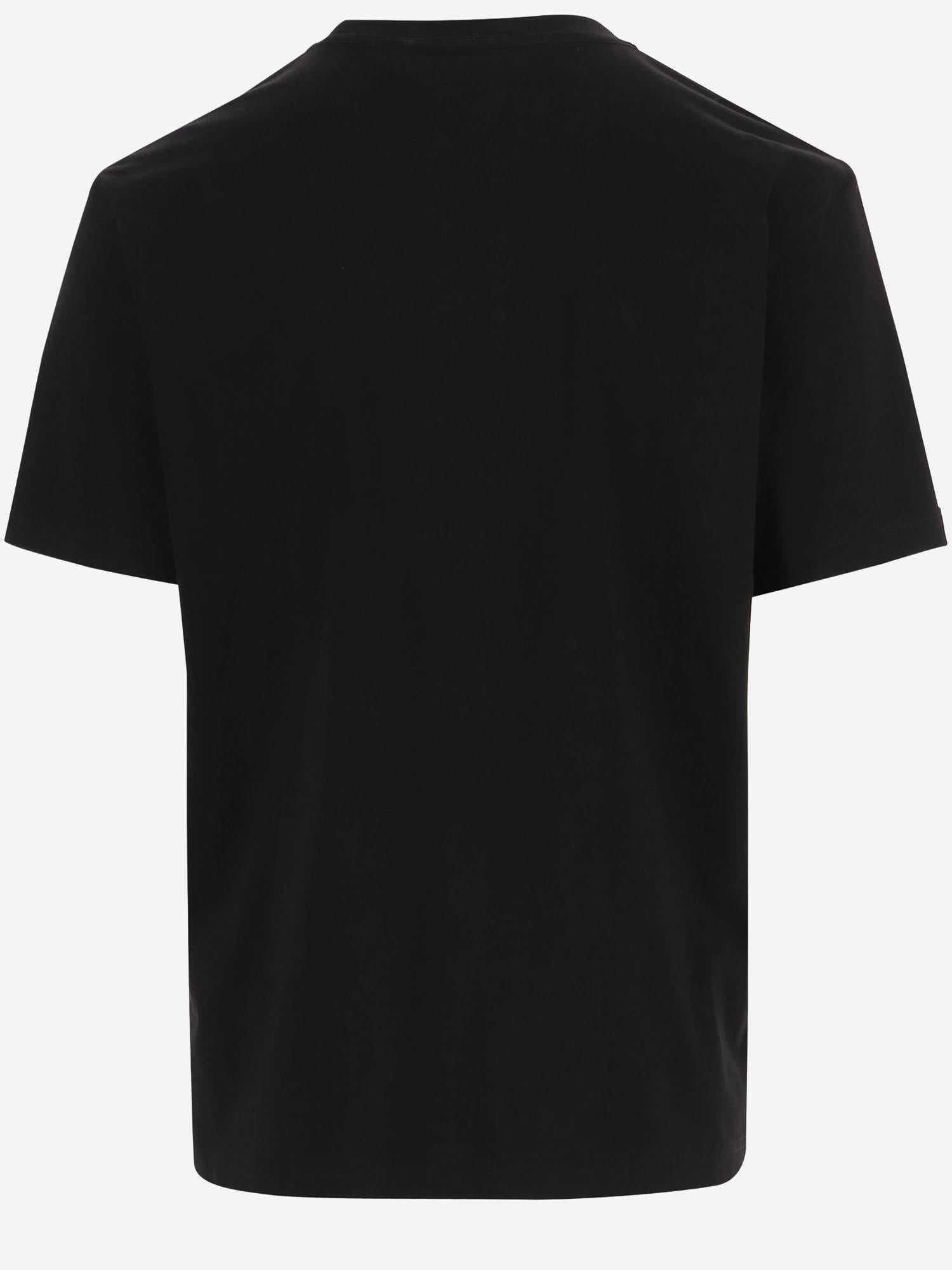 T-SHIRT IN COTONE CON STAMPA LOGO 80OAHT08 CJ500899 JUST CAVALLI 