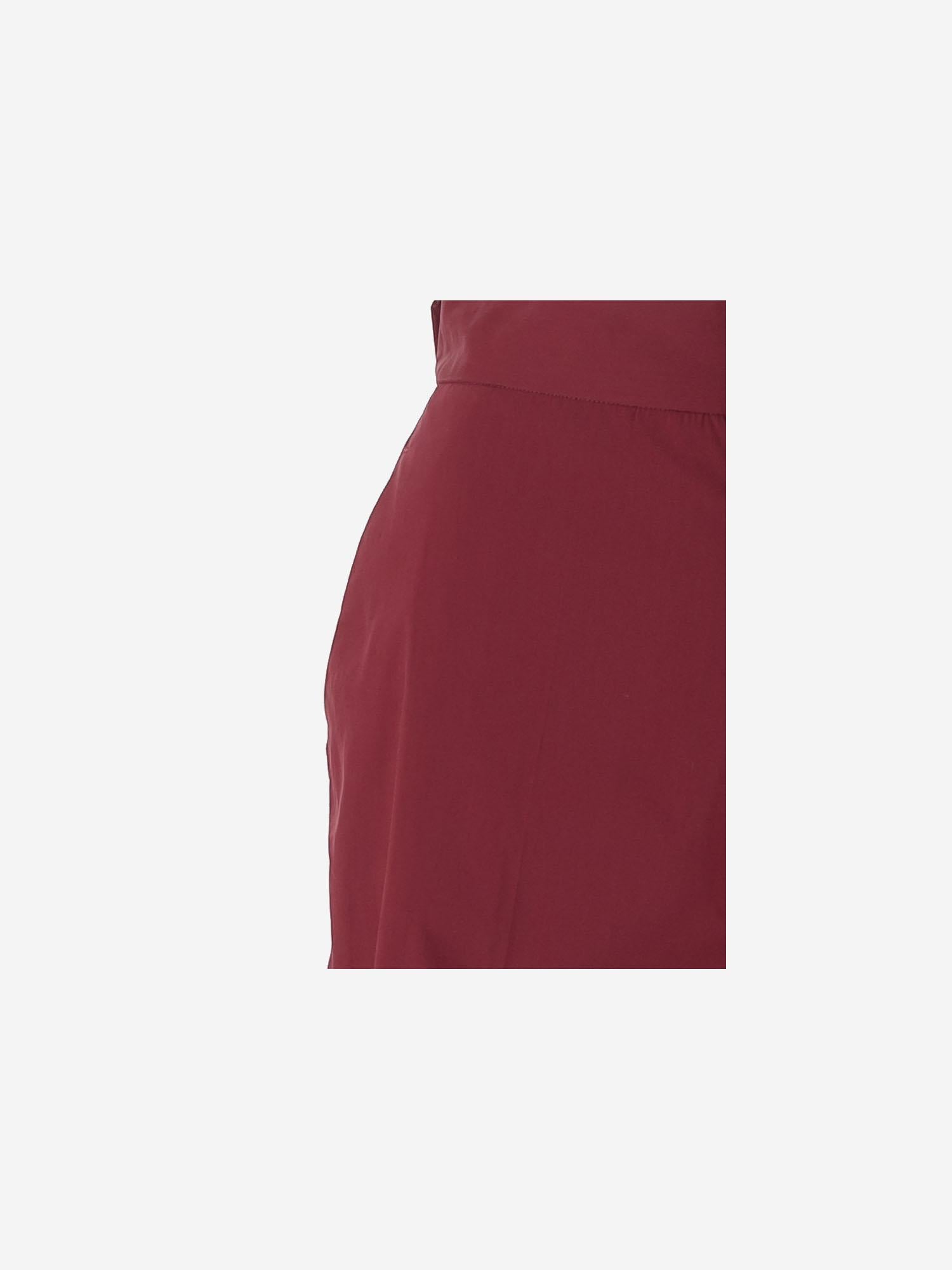 PANTALONI IN COTONE MISTO A GAMBA AMPIA S26315 0505 SASUPHI 