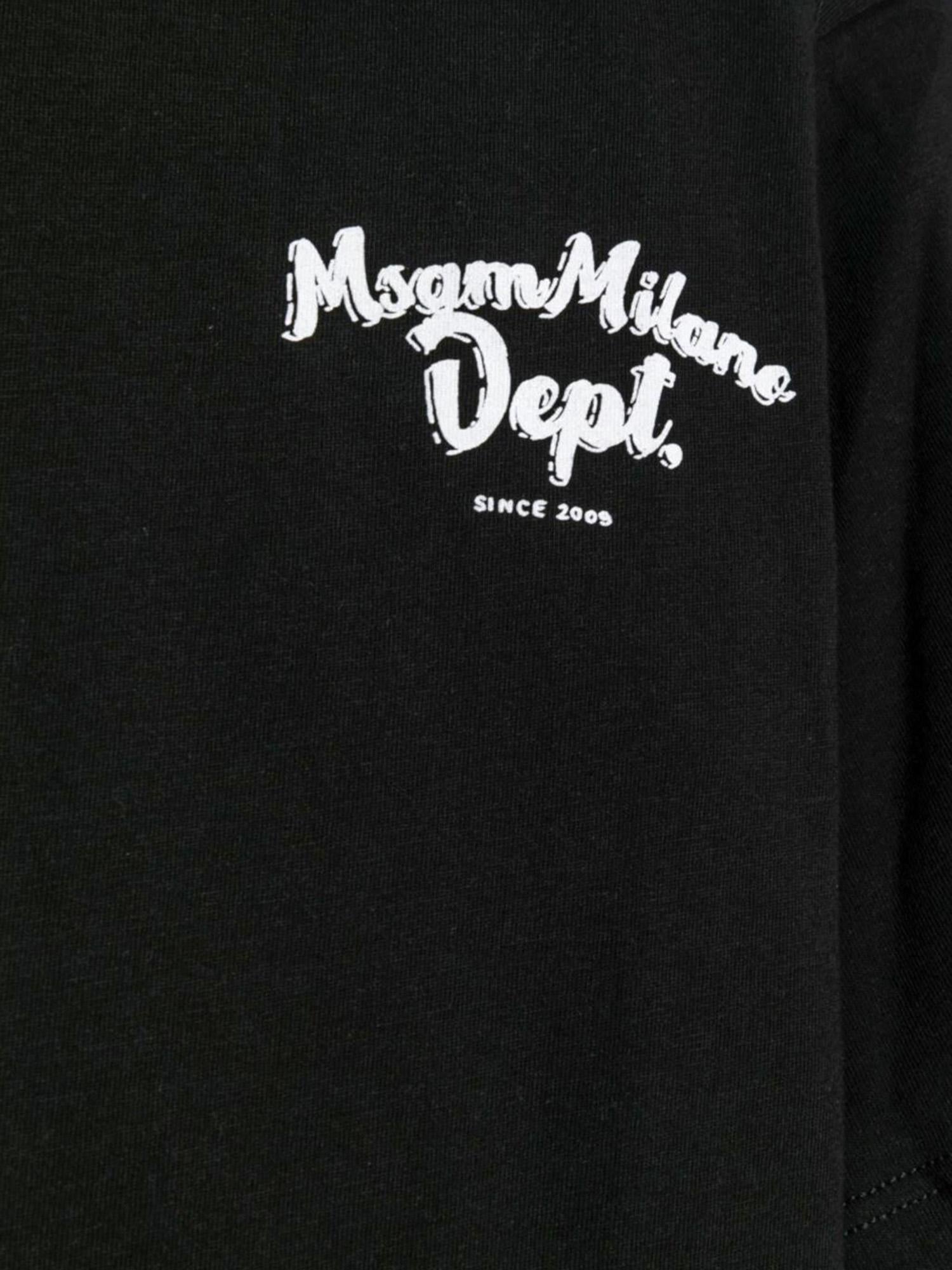 T-SHIRT IN COTONE CON LOGO S6MSJUTH134 110 MSGM KIDS 