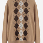 MAGLIONE IN CASHMERE CON MOTIVO GEOMETRICO MMLB65 174BF0040 MIU MIU 