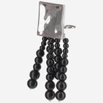 MEDUSA EARING HE01 PALBBLACKSILVER NICCOLO PASQUALETTI 