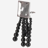 MEDUSA EARING HE01 PALBBLACKSILVER NICCOLO PASQUALETTI 