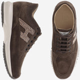 SNEAKERS INTERACTIVE IN PELLE SCAMOSCIATA HXW00N02011UH6 0UU0 HOGAN 