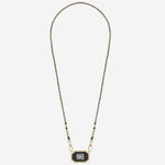 COLLANA YUCATAN NERO LUCIDO CO394 ORO MYA BAY 