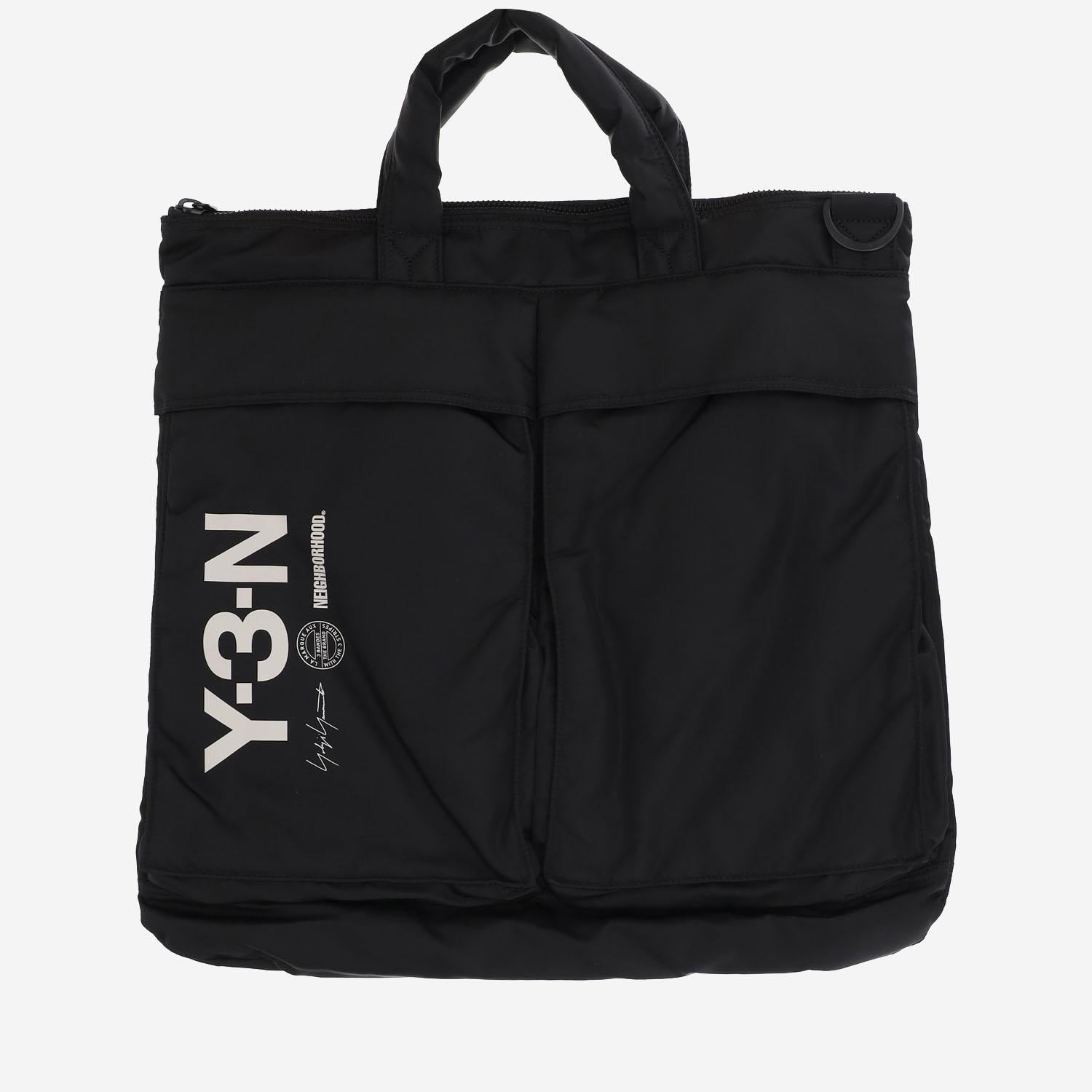 BORSA A SPALLA IN NYLON CON LOGO JX0054 BLACK ADIDAS Y3 X NBDH X DAINESE 