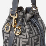 BORSA MON TRESOR CON MOTIVO FF 8BS109 AUT4F1UJ5 FENDI 