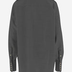 CAMICIA IN LANA CON SCIALLE COORDINATO WSH24 FAW260074 DARKPARK 