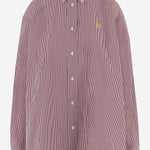 Camicia a righe in cotone MK1626 19EAF03DU MIU MIU 