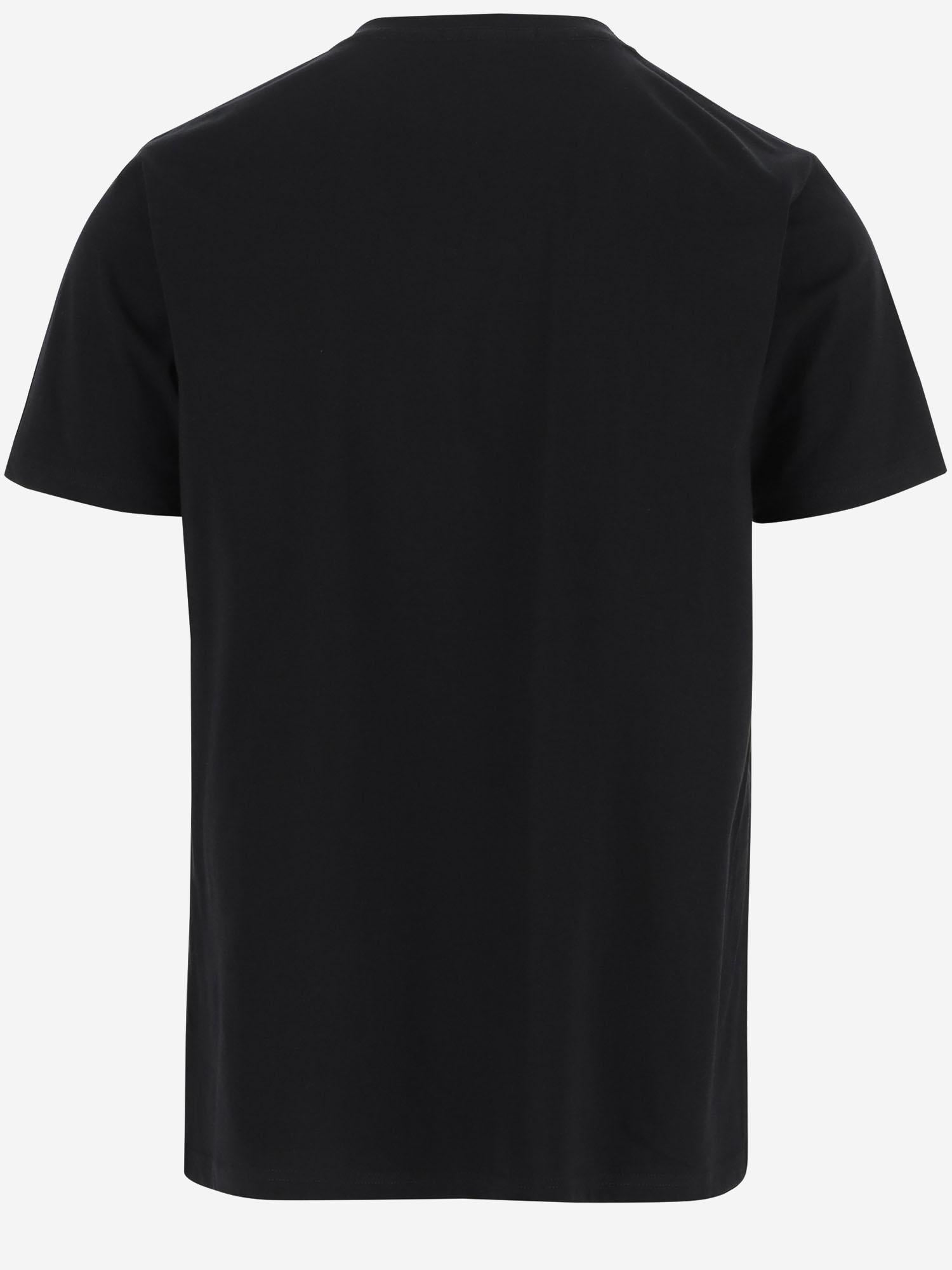 T-SHIRT IN COTONE CON STAMPA BSMCCBLAH BLACK BLACK SCORE 