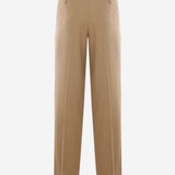 Pantaloni a vita alta in lana 821899 Y405W7557 SAINT LAURENT 