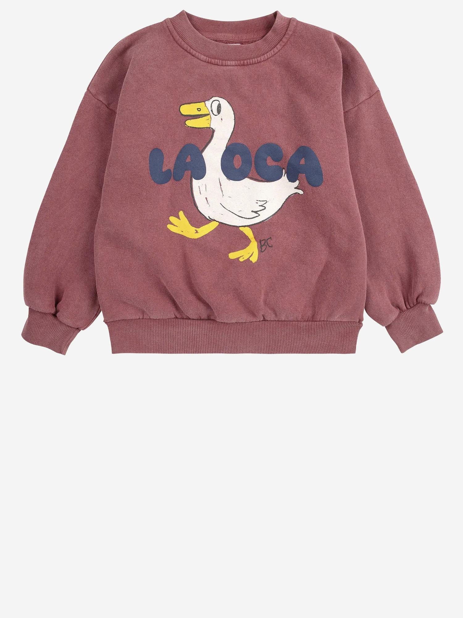 FELPA IN COTONE CON STAMPA B225AC029  BOBO CHOSES KIDS 