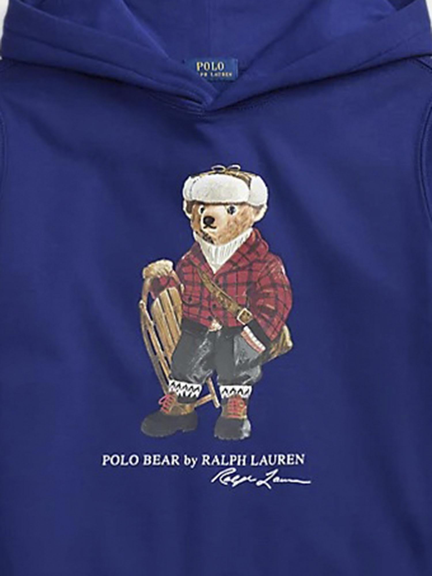 FELPA IN MISTO COTONE CON STAMPA POLO BEAR 322981262 001 POLO RALPH LAUREN KIDS 