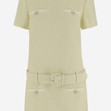 ABITO IN MISTO LANA PF25034SY YELLOW SELF PORTRAIT 