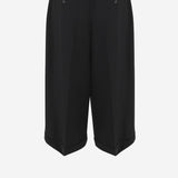 PANTALONI CROPPED IN LANA 10865W4369 BLK THE ROW 