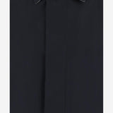 CAPPOTTO IN COTONE CON CHIUSURA COPERTA 8110980 NAVY BURBERRY 