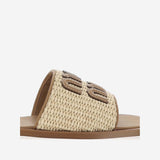 SLIDES IN RAFIA CON LOGO 5XX644 3LOMF0018 MIU MIU 