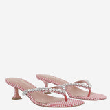Sandali Gigi in raso GIGITHONG 45REDWHITE AMINA MUADDI 