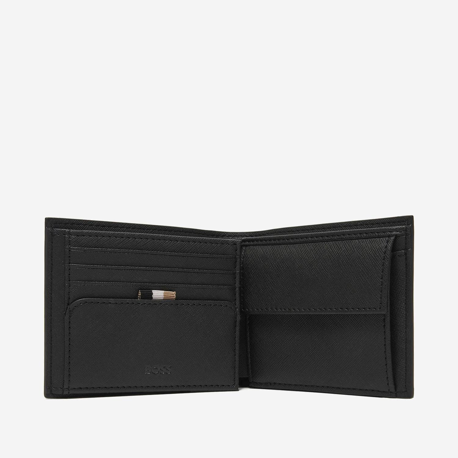 Portafoglio in pelle con logo 50536727 001 HUGO BOSS 
