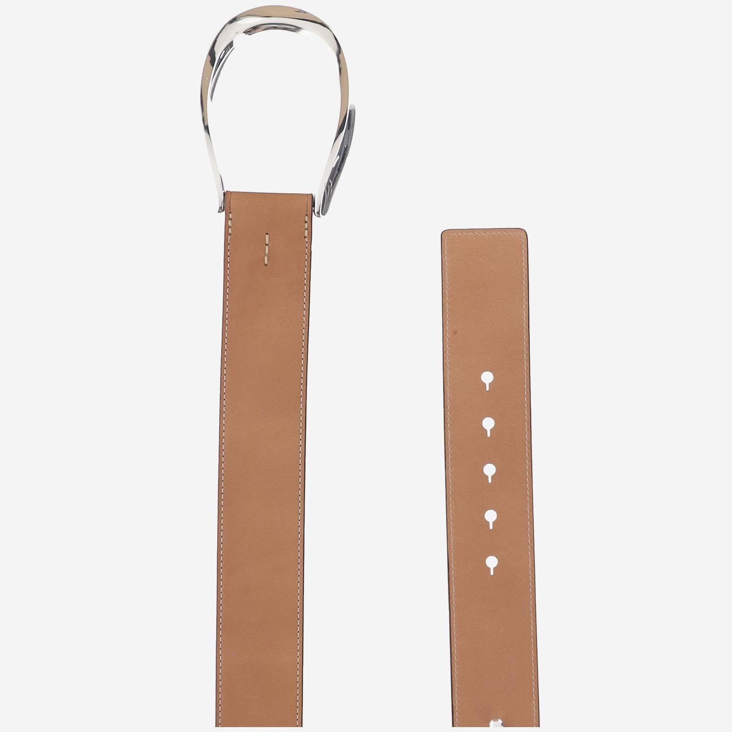 Cintura in pelle con fibbia maxi a staffa 429P05793 002 POLO RALPH LAUREN 