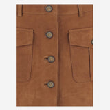 mini gonna in suede con tasche 21795 515 THE.GARMENT 