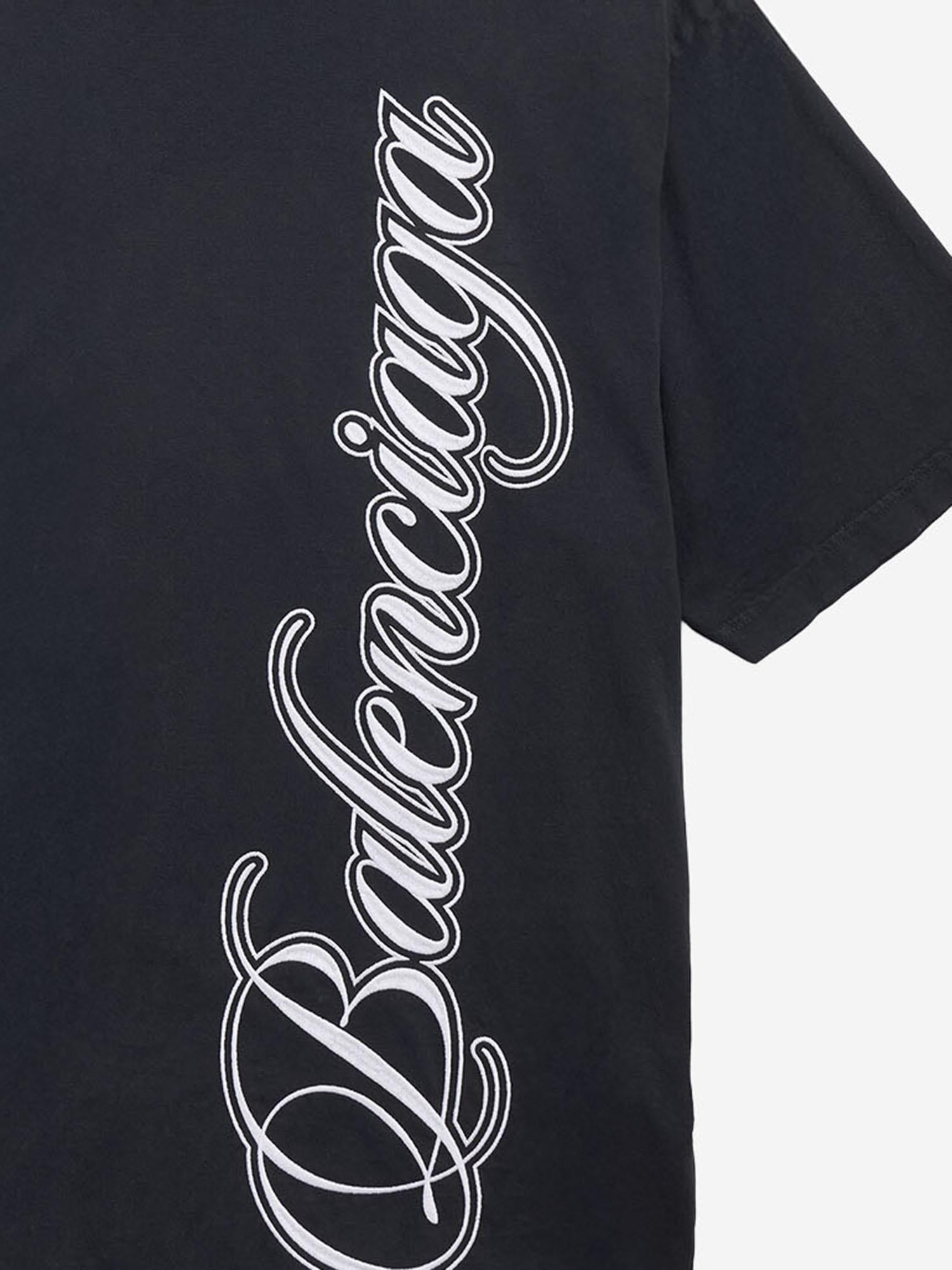 T-SHIRT IN COTONE STAMPA LOGO 764235 TTVM76552 BALENCIAGA 