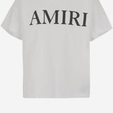 T-SHIRT IN COTONE CON STAMPA LOGO AKJYTE 1013White AMIRI KIDS 