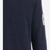 MAGLIONE IN COTONE CON LOGO 19CMKN193A 110330A886 CP COMPANY 