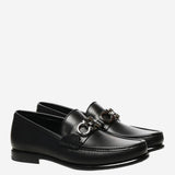 MOCASSINI IN PELLE LUCIDA AVRIL 001NERONERONERO SALVATORE FERRAGAMO 