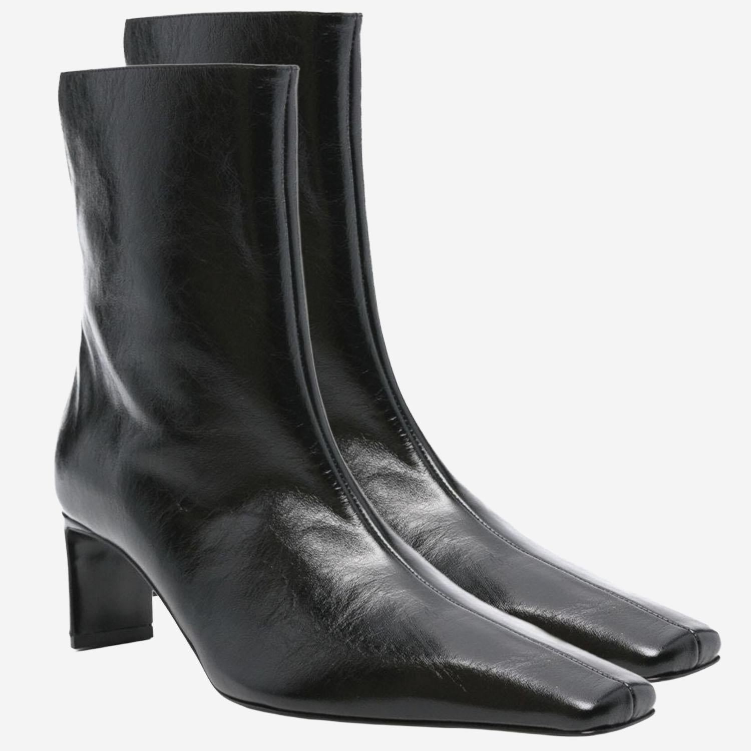 STIVALETTI ONA IN PELLE LUCIDA F1100907 200 KHAITE 