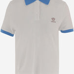 POLO IN COTONE CON LOGO 1024235 1A176812W9H0 VERSACE 