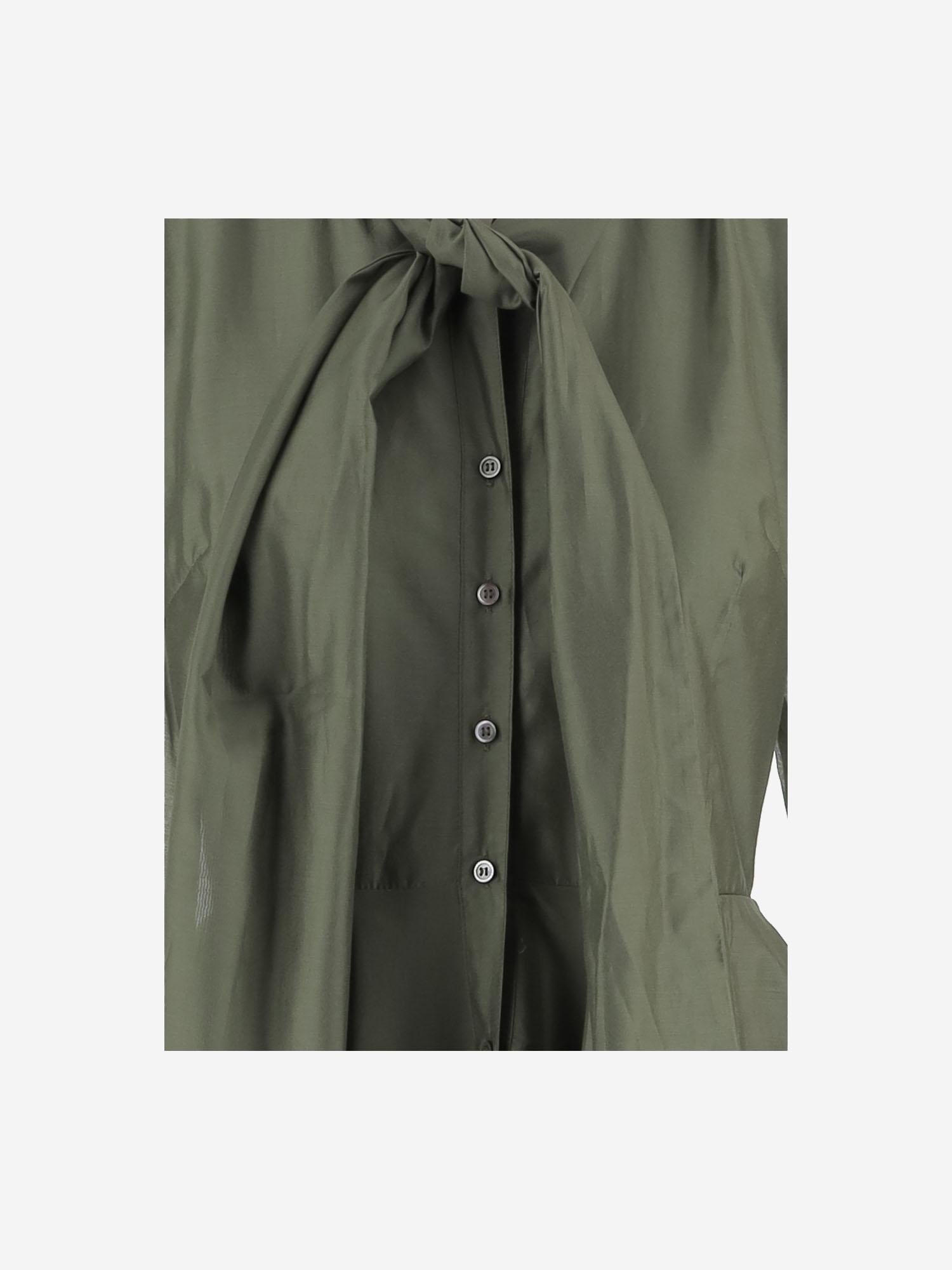 ABITO IN MISTO LYOCELL CON COLLO ANNODATO 4281 31170637 F.IT 