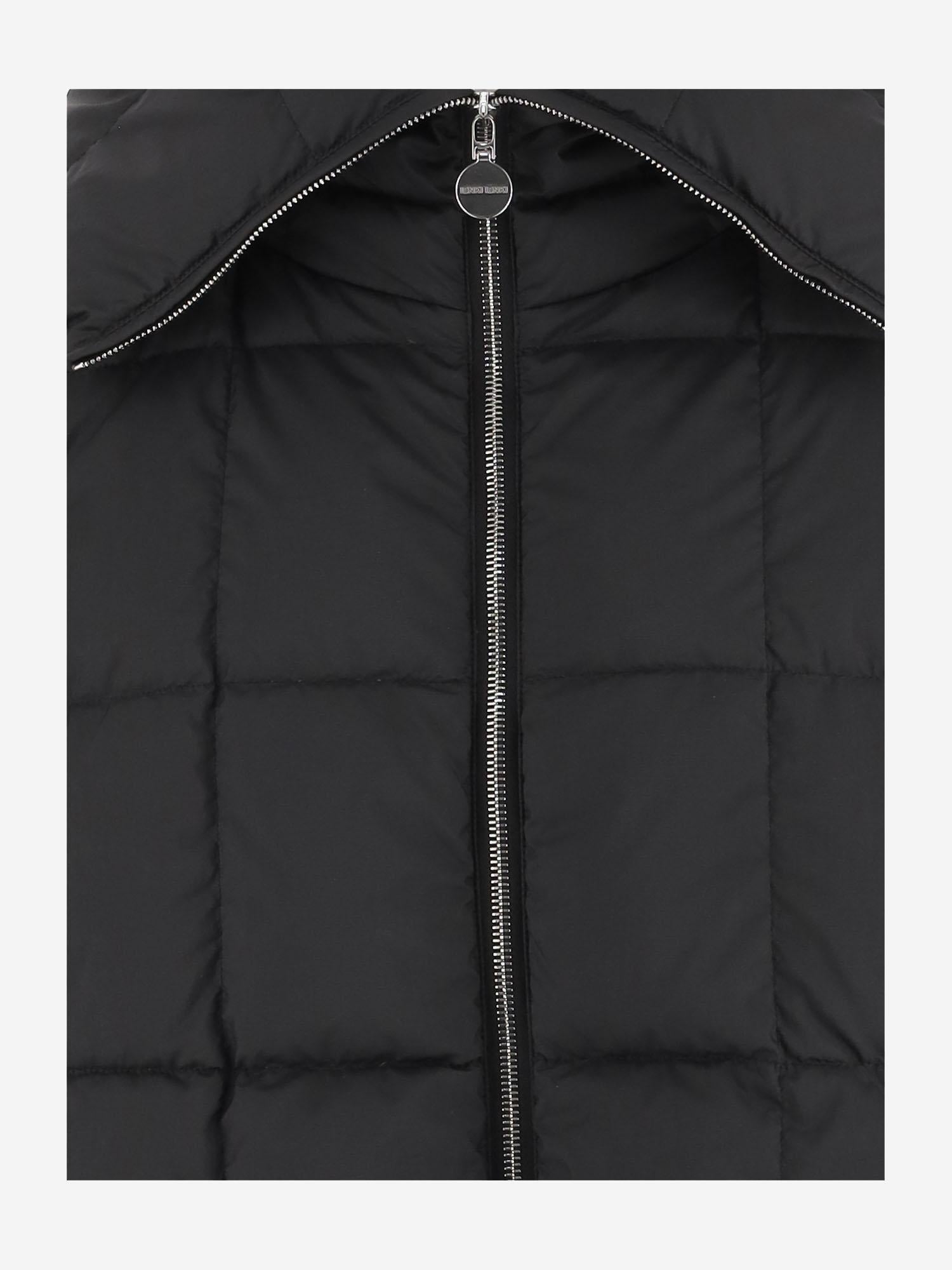 PIUMINO IMBOTTITO IN NYLON COZY ARCO JACKET MICROBLACK IENKI IENKI 