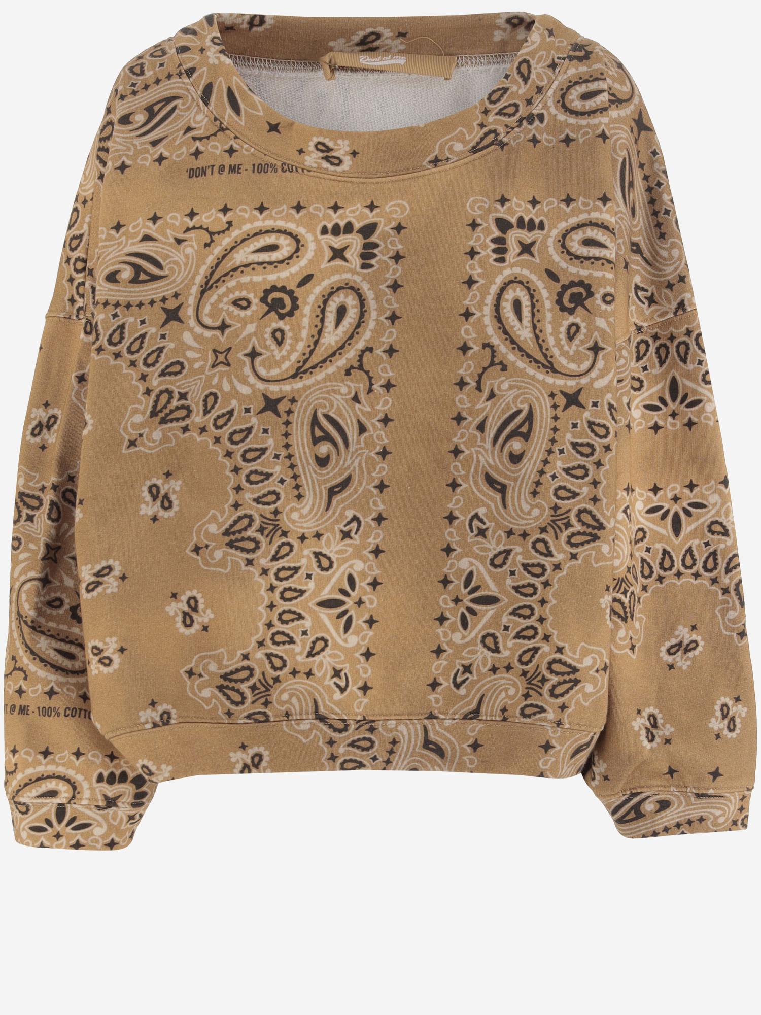 FELPA IN COTONE CON MOTIVO BANDANA DAM26B05 DESERT DONT @ ME 