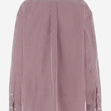 Camicia a righe in cotone MK1626 19EAF03DU MIU MIU 