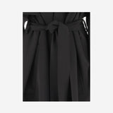 Trench nero in nylon 4455 41790019 F.IT 