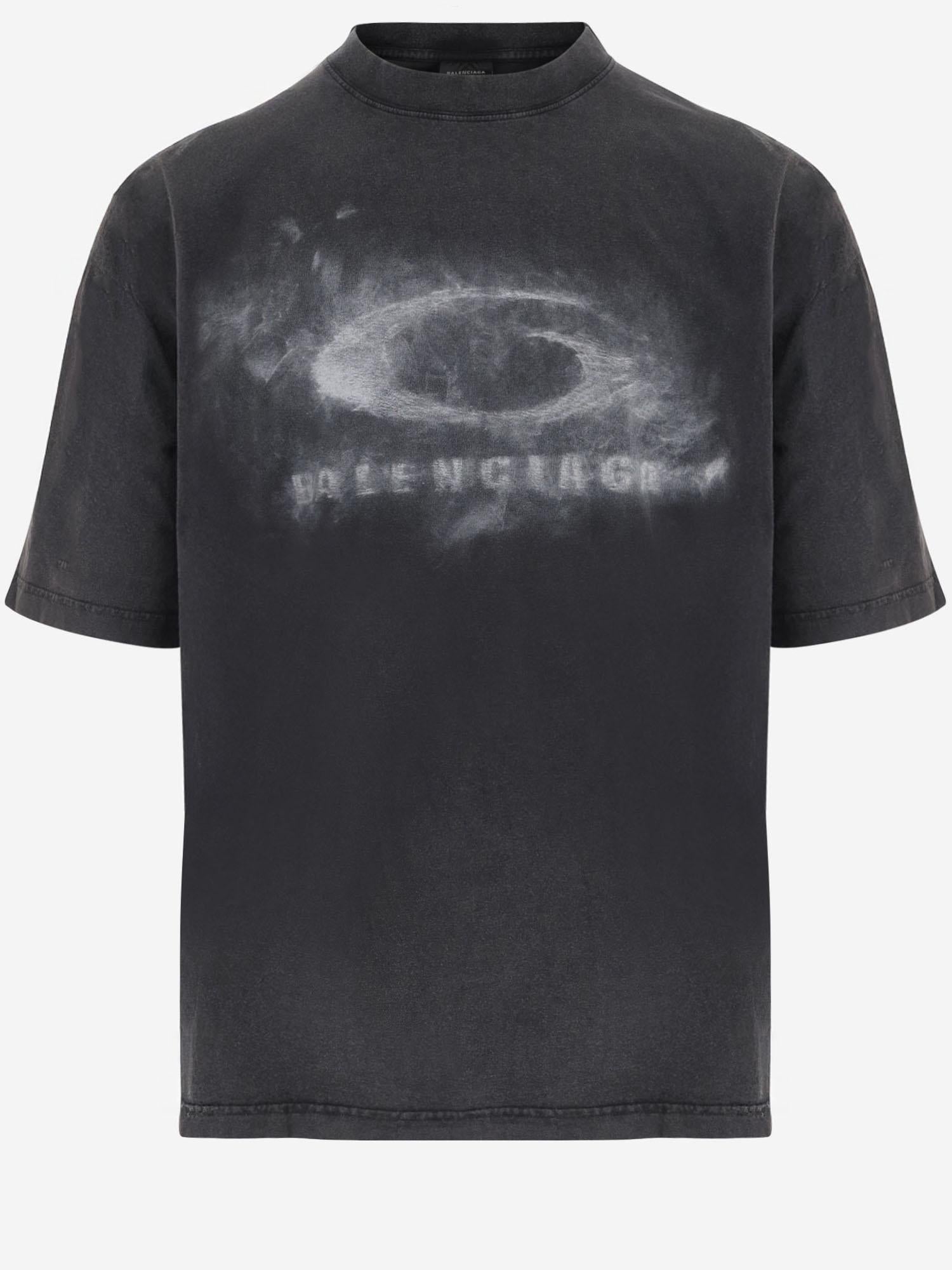 T-SHIRT OVERSIZE IN COTONE 764235 TTVN59034 BALENCIAGA 