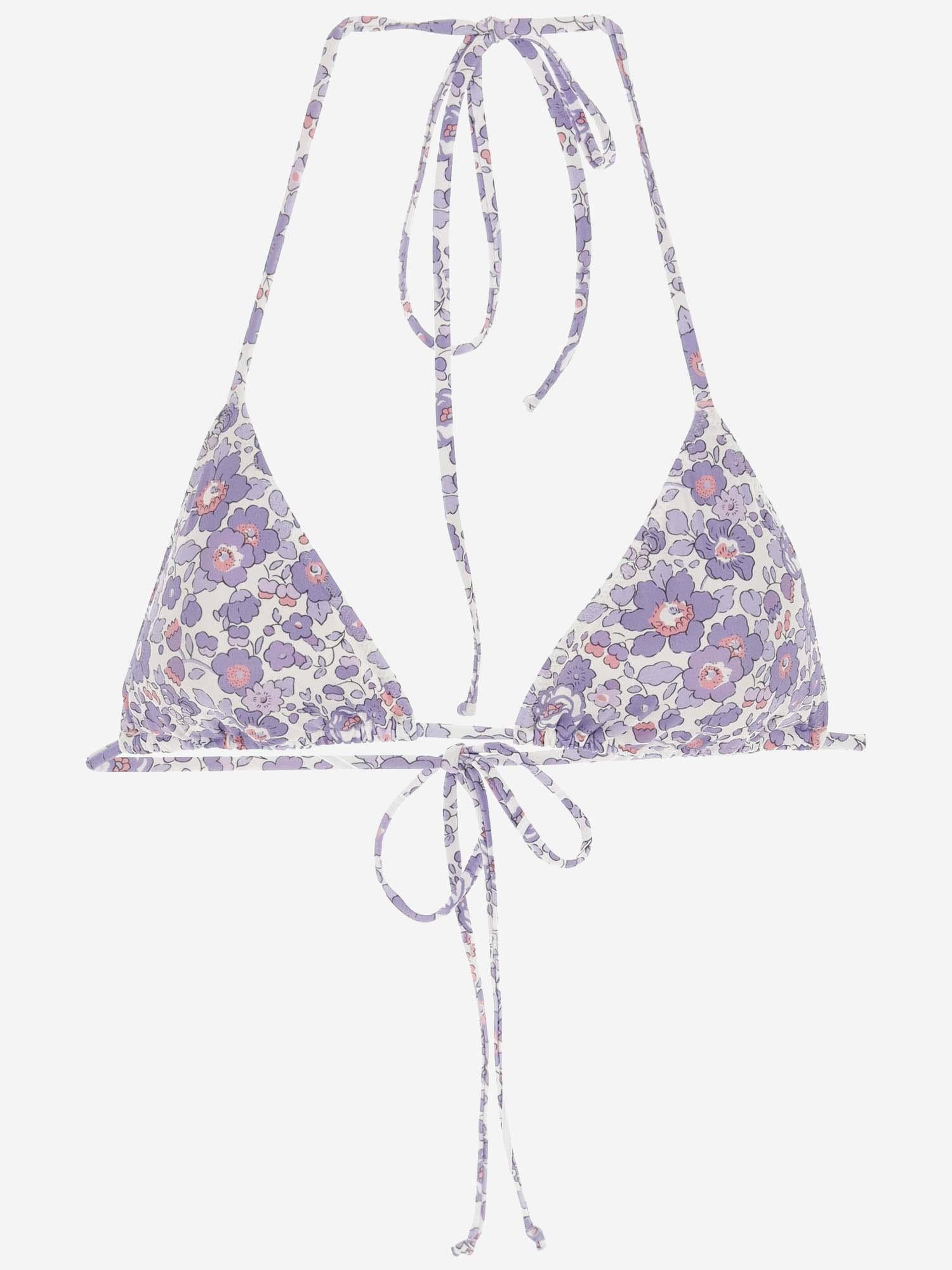 TOP BIKINI CON MOTIVO FLOREALE LEH0001 02897F MC2 SAINT BARTH 