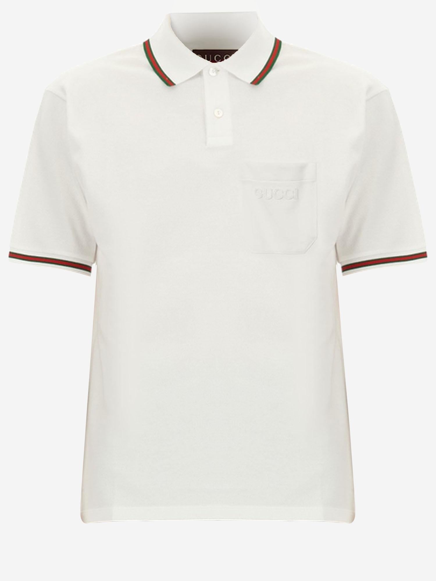 POLO RICAMATA IN COTONE 795174 XJEOX9692 GUCCI 