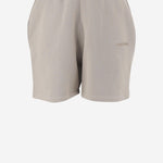 PANTALONI CORTI IN COTONE CON LOGO A043 SAND CULTURA 