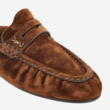 MULES LE LOAFER IN SUEDE 852392 27DTT2319 SAINT LAURENT 