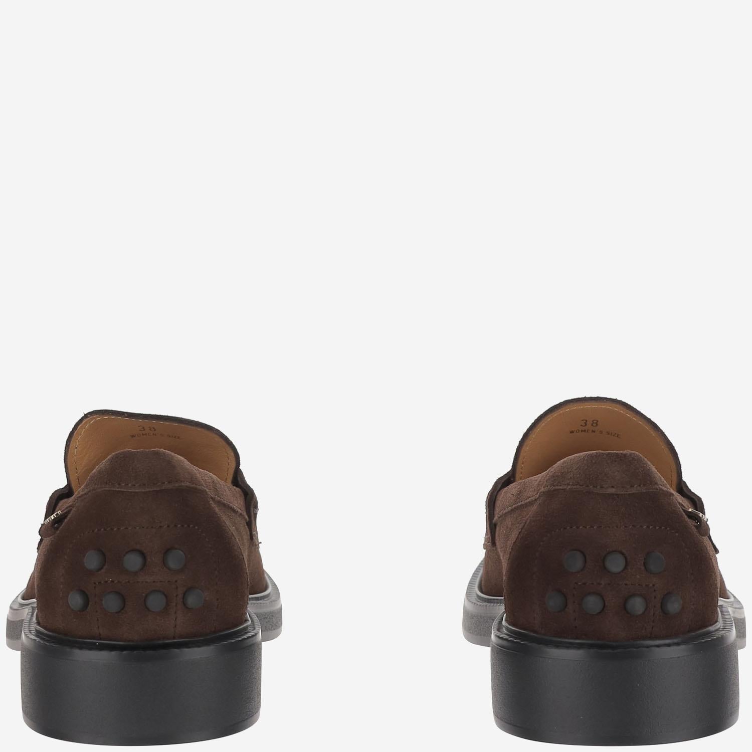 MOCASSINI IN PELLE SCAMOSCIATA XXW20L0IP70RE0 S611 TODS 