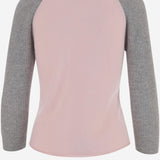 MAGLIA IN CASHMERE BICOLORE W40610JL PWPNKHGR GUEST IN RESIDENCE 